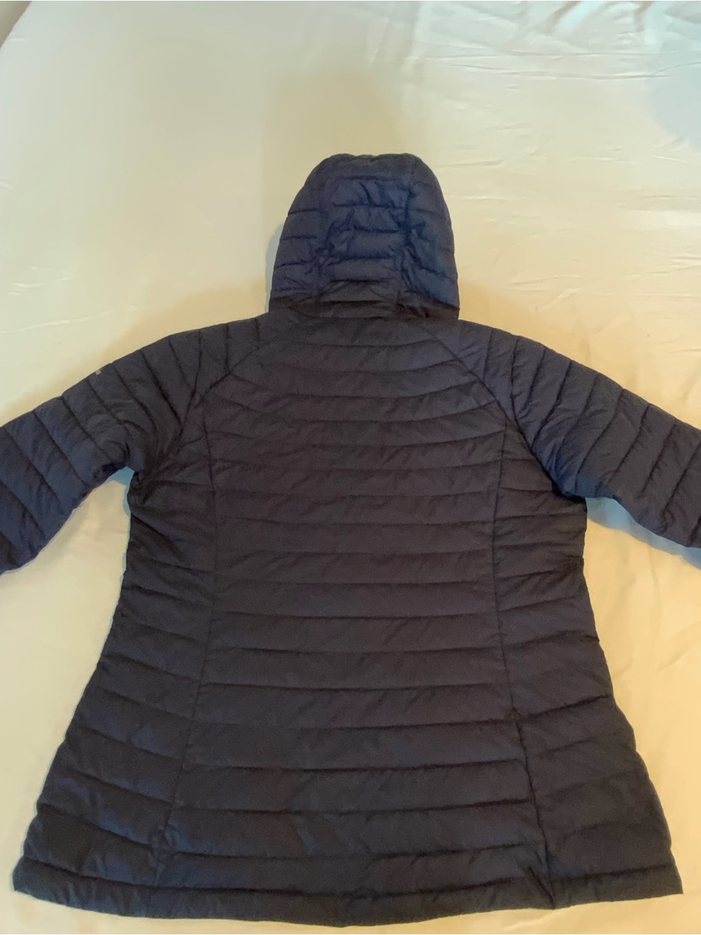 Columbia Women’s Hooded Quilted Puffer Jacket - Dark Blue XL - Picture 2 of 3
